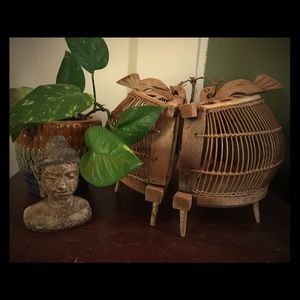 Vintage Indonesian Bird Cages